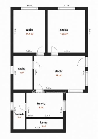 Eladó családi ház, Petőmihályfán 37 M Ft, 2+1 szobás