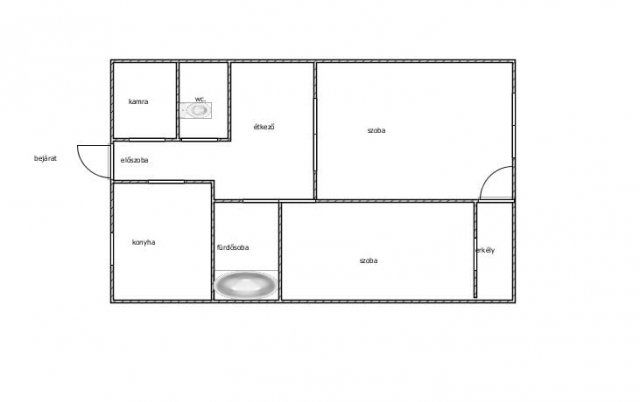 Eladó téglalakás, Szolnokon 32 M Ft, 2 szobás