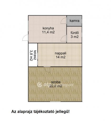 Eladó családi ház, Bujon 10 M Ft, 2 szobás