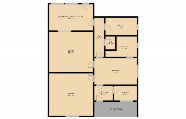 Eladó családi ház, Hevesen 15.9 M Ft, 3 szobás