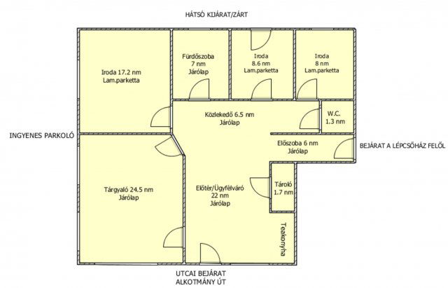 Kiadó iroda, Salgótarjánban 250 E Ft / hó, 4 szobás