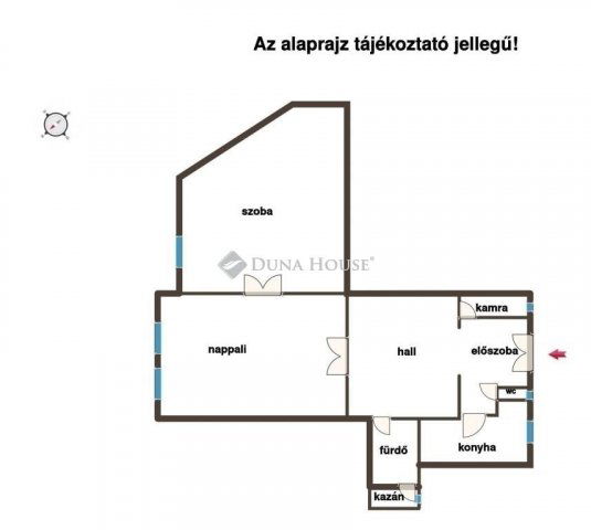 Eladó téglalakás, Budapesten, VIII. kerületben 87 M Ft, 2 szobás