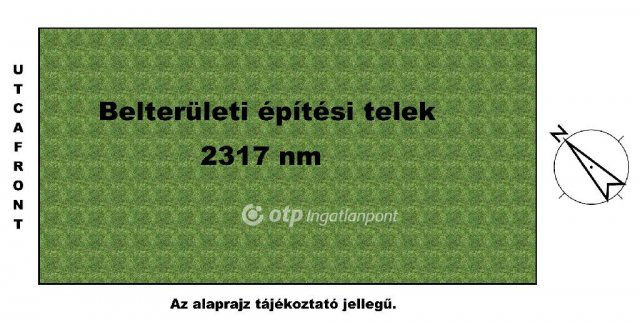 Eladó telek, Tiszaszőlősön 9.9 M Ft / költözzbe.hu