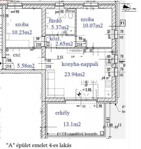 Eladó téglalakás, Érden 75.9 M Ft, 3 szobás
