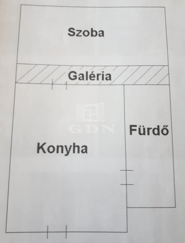 Eladó téglalakás, Budapesten, VII. kerületben 45 M Ft, 1 szobás