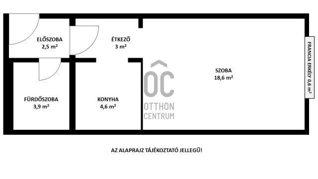 Eladó téglalakás, Budapesten, IX. kerületben 63.9 M Ft, 1 szobás