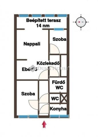 Eladó téglalakás, Budapesten, XIX. kerületben 67.99 M Ft