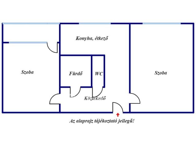 Eladó panellakás, Szegeden 47.9 M Ft, 2 szobás