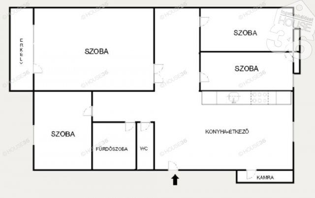 Eladó panellakás, Kecskeméten 56.5 M Ft, 4 szobás