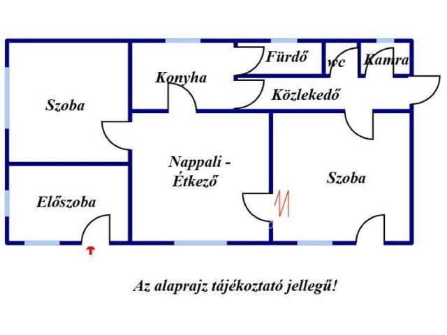Eladó családi ház, Mezőkovácsházán 6 M Ft, 3 szobás