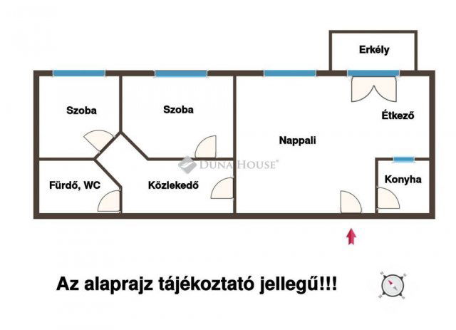 Eladó téglalakás, Budakeszin 54.9 M Ft, 3 szobás