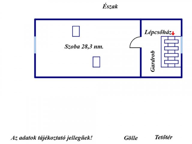 Eladó családi ház, Göllén 29.8 M Ft, 1 szobás