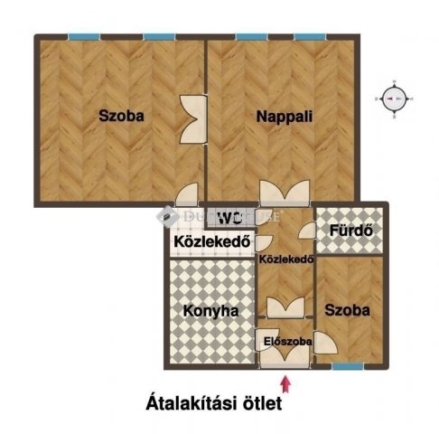 Eladó téglalakás, Budapesten, VIII. kerületben 98 M Ft, 2 szobás