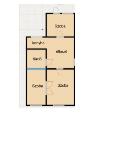Eladó téglalakás, Szegeden 65 M Ft, 2+1 szobás