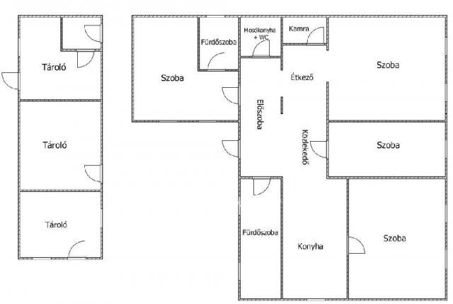 Kiadó családi ház, albérlet, Szentesen 180 E Ft / hó, 4 szobás