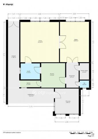 Eladó családi ház, Pápán 36.9 M Ft, 2 szobás