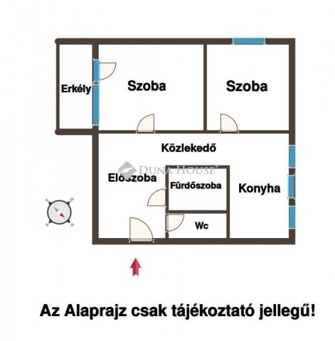 Eladó téglalakás, Monoron 53 M Ft, 2 szobás