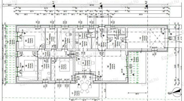 Eladó családi ház, Nagytarcsán 149.7 M Ft, 5 szobás