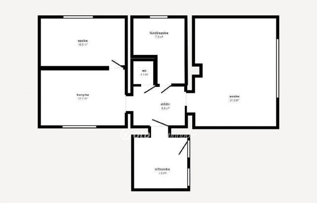 Eladó családi ház, Nyíregyházán 97 M Ft, 2 szobás