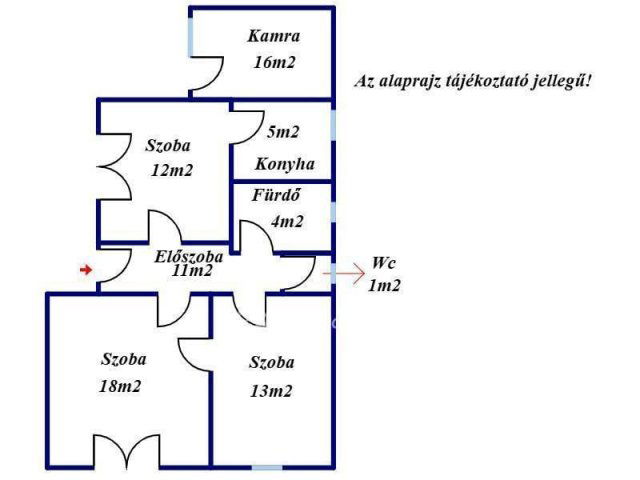 Eladó családi ház, Sarkadon 18 M Ft, 3 szobás