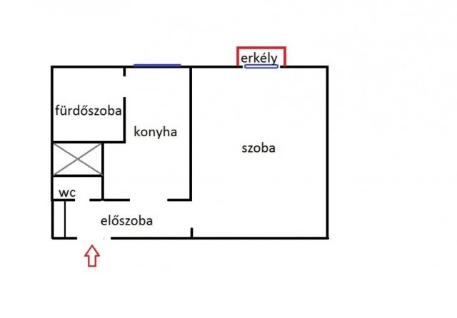 Eladó téglalakás, Budapesten, XIV. kerületben, Szervián utcában