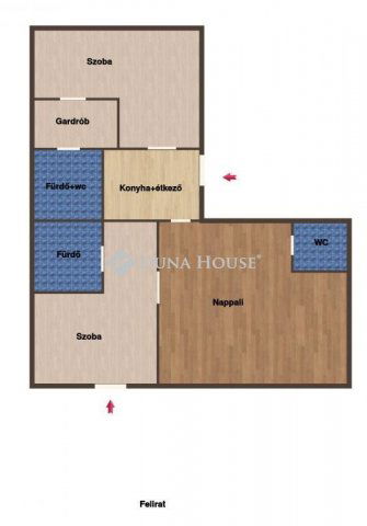 Eladó családi ház, Téten 48.9 M Ft, 3 szobás