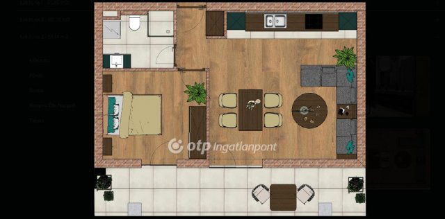 Eladó téglalakás, Balatonakarattyán 74.9 M Ft, 2 szobás