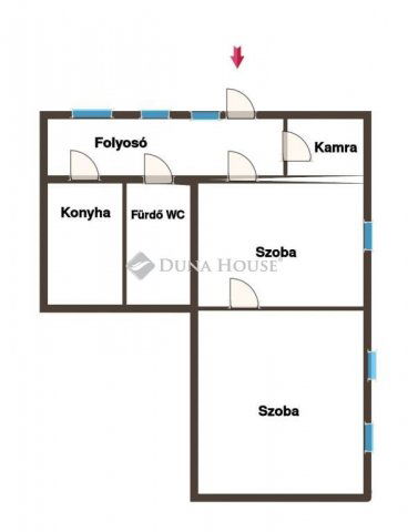 Eladó családi ház, Baján, Gyalog utcában 22 M Ft, 2 szobás