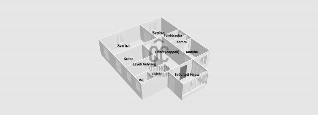 Eladó családi ház, Pápán 52 M Ft, 3 szobás
