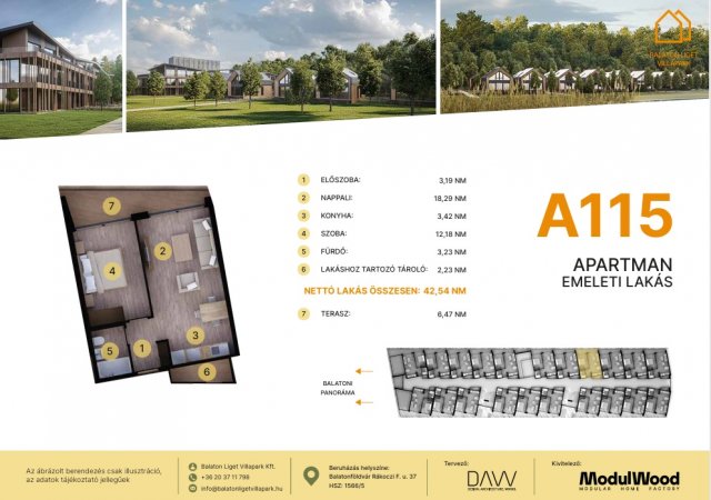 Eladó téglalakás, Balatonföldváron, Rákóczi Ferenc utcában