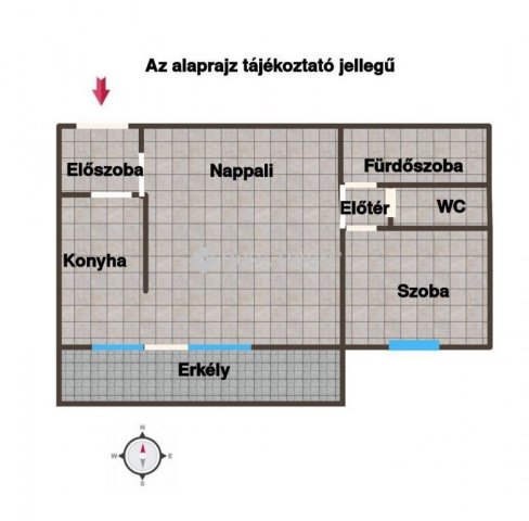 Eladó téglalakás, Hajdúszoboszlón 58.49 M Ft, 2 szobás