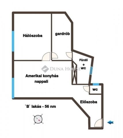 Eladó téglalakás, Budapesten, IX. kerületben 91.9 M Ft, 2 szobás