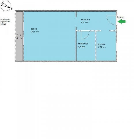Eladó téglalakás, Budapesten, XV. kerületben 52 M Ft, 1 szobás
