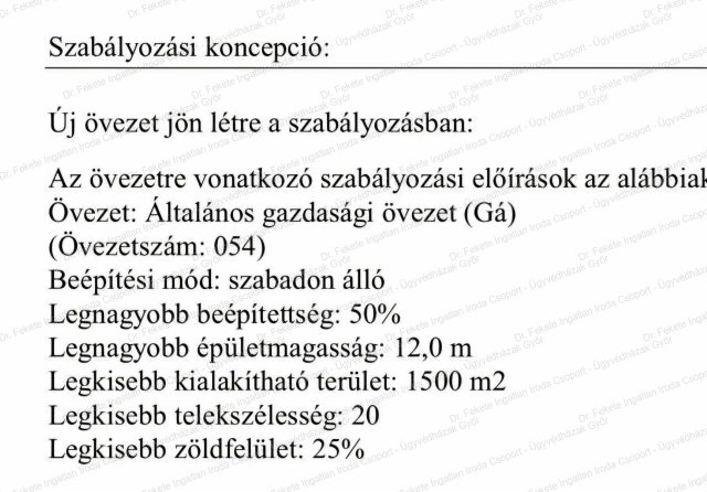 Eladó ipari ingatlan, Győrújbaráton 50.337 M Ft