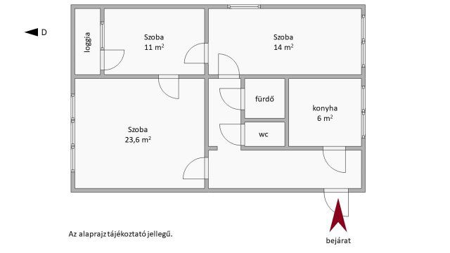 Eladó téglalakás, Budapesten, XIV. kerületben 72 M Ft, 3 szobás