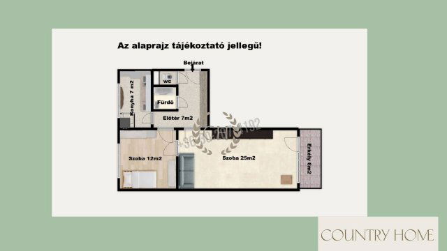 Eladó téglalakás, Szegeden 50.99 M Ft, 2 szobás