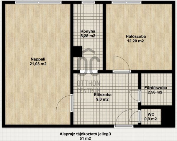 Eladó panellakás, Budapesten, III. kerületben 62.9 M Ft, 2 szobás