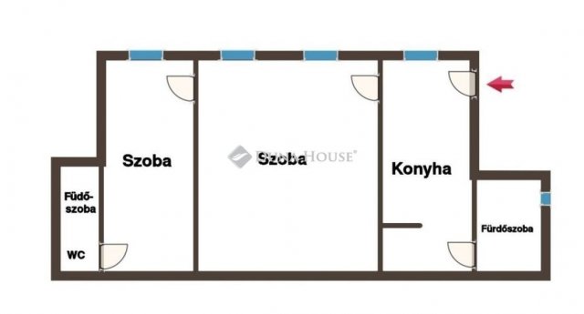 Eladó téglalakás, Budapesten, VII. kerületben 59.9 M Ft