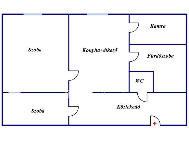 Eladó téglalakás, Nyíregyházán 33 M Ft, 1+1 szobás