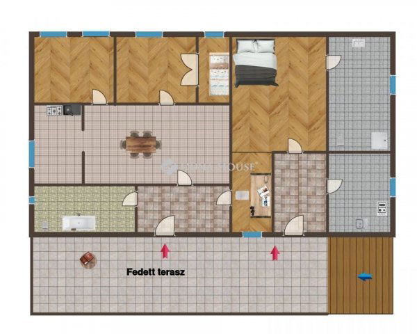 Eladó családi ház, Szegeden, Bakay Nándor utcában 125 M Ft