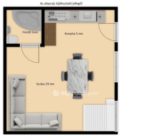 Eladó téglalakás, Budapesten, VII. kerületben 51 M Ft, 1 szobás