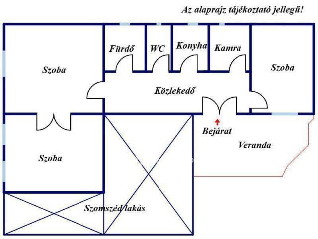 Eladó téglalakás, Békéscsabán 58 M Ft, 3 szobás