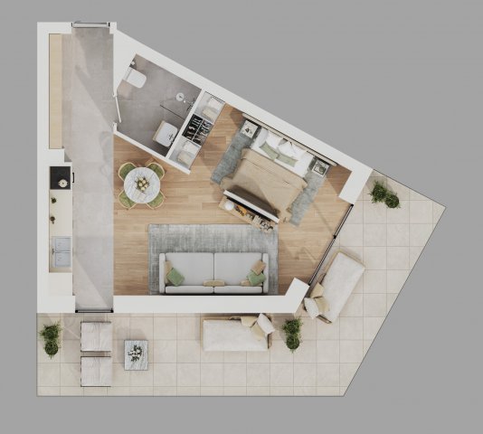 Eladó téglalakás, Hévízen 101.158 M Ft, 1 szobás