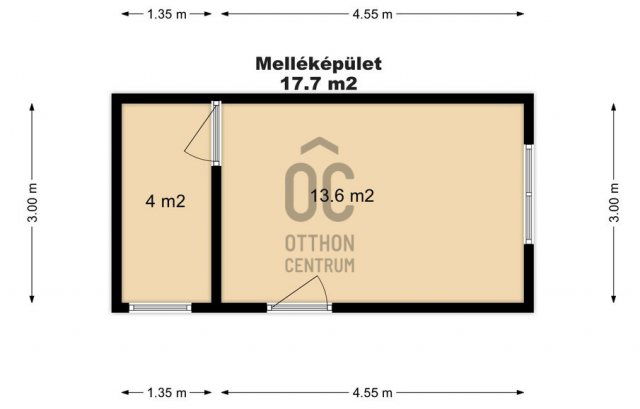 Eladó családi ház, Vindornyaszőlősön 19.9 M Ft, 2 szobás