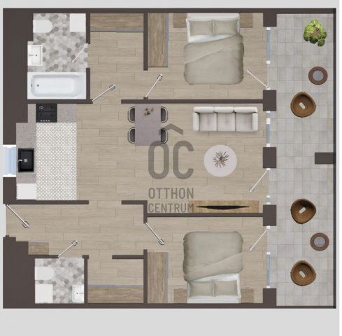 Eladó téglalakás, Budapesten, XIX. kerületben 102.304 M Ft