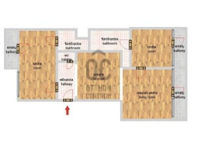 Kiadó téglalakás, albérlet, Budapesten, V. kerületben, 3 szobás