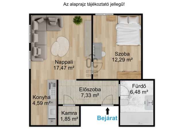 Eladó téglalakás, Budapesten, XI. kerületben 58.49 M Ft