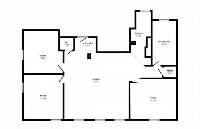 Eladó téglalakás, Miskolcon 54.9 M Ft, 3 szobás