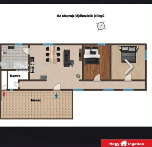 Eladó családi ház, Örkényen 35 M Ft, 2 szobás