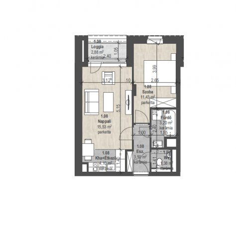 Eladó téglalakás, Budapesten, XIII. kerületben 73.044 M Ft